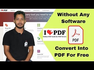 How to Use I Love PDF 2021 || Convert PDF file to other formate