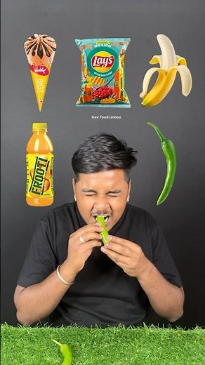 Eating Challenge ASMR ~ Chilli 🥵 And Snacks || Ice Cream Eating #shorts #eating #asmr