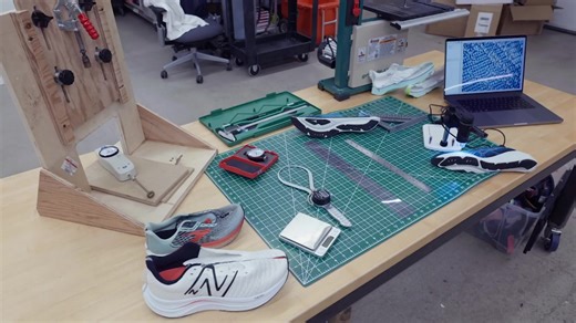 We took running shoe testing to the next level with several tests in our lab and all the real-world results from our expert testers. As usual, we bought all the products (no freebies). But in this case, we bought two sets of products: one to measure and test in the lab and one set to test outdoors. We found measuring all the specs ourselves essential as all manufacturers measure things slightly differently. Being able to measure every single shoe the same way gives us a unique data set that is, 