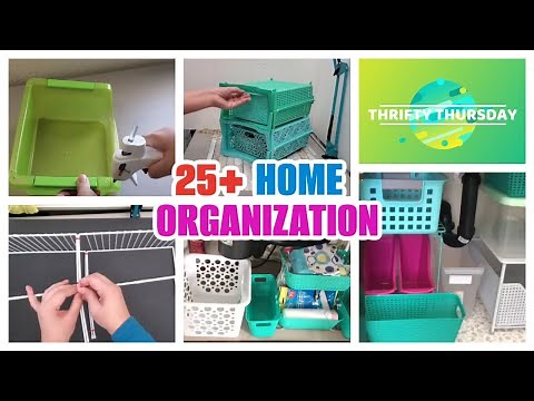 25 Organizers for Under the Kitchen and Bathroom Sink | HOME ORGANIZATION IDEAS AND HACKS