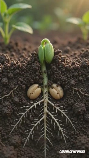 Types of Seed Germination | Hypogeal vs Epigeal | Biology Animation #gardenofmydesire #seedsgerminat