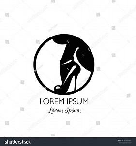 High Heel Women Shoes Icon Logo Stock Vector (Royalty Free) 341801942 | Shutterstock
