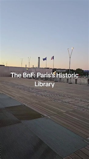 Exploring the BnF 🇫🇷📚✨ A hidden world of history, books, and incredible architecture in the heart of Paris. 👀 #BnF #BibliothequeNationaleDeFrance #Paris #ParisTikTok #LibraryTok