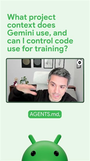 How to control information context in Gemini in Android Studio’s