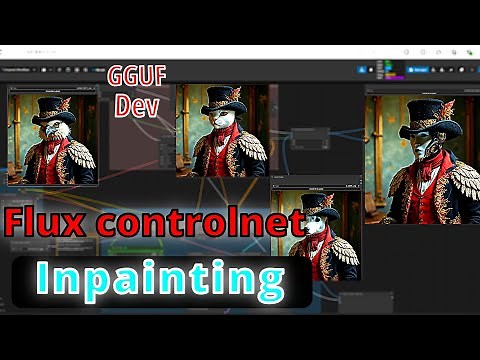 Comfyui Tutorial: How To Use Controlnet Flux Inpainting #comfyui #flux #controlnet