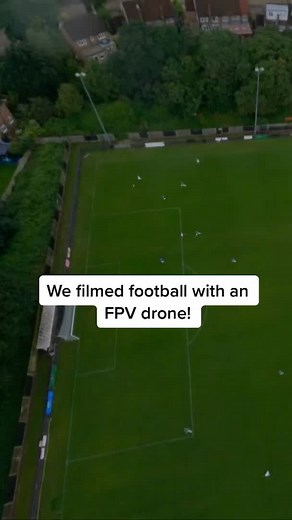 FPV Drone Captures Exciting Football Action