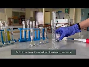 Determination of flavonoid content of given unknown sample