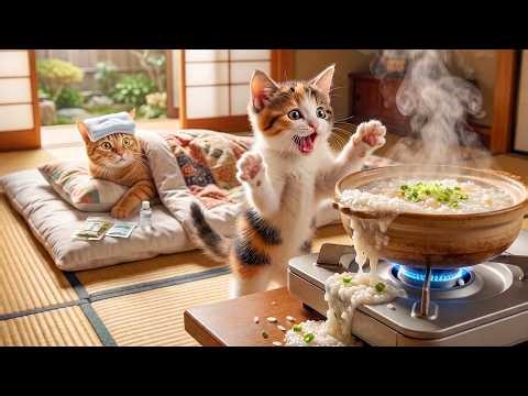 Mama Cat Got Sick... And MooMoo Didn’t Know What to Do 🐱