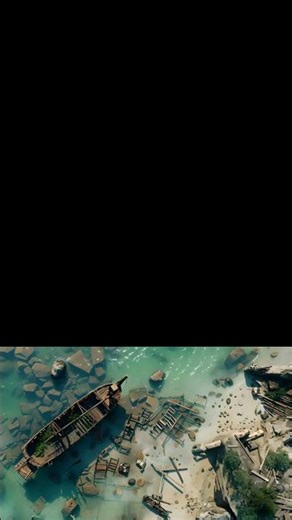 Shipwreck_Shore DnD_Compatible_Animated_Map_with_Ambience_for_VTT_Adventures #shorts