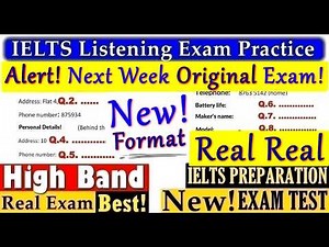 IELTS LISTENING PRACTICE TEST 2026 WITH ANSWERS | 30.03.2026