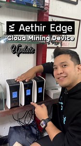 135K views · 947 reactions | Aethir Edge Cloud Mining Device update after more than a week of operating & mining $ATH Tokens ⛏️ | Giu Comia | Facebook