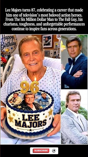 Lee Majors turns 87, still inspiring generations as a television action legend. 🎉✨❤️ #leemajors