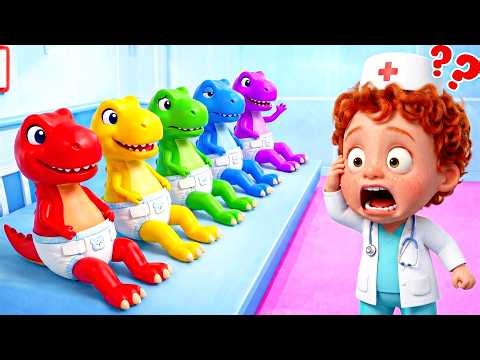 Kids Dinosaur World Adventure | Learn Dinosaurs 👶 | Kids Songs & Nursery Rhymes for Toddlers