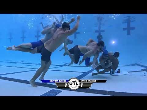 2023 UTL Spring Open Championship | Newport Guppies vs Irvine Krakenz | Underwater Torpedo League