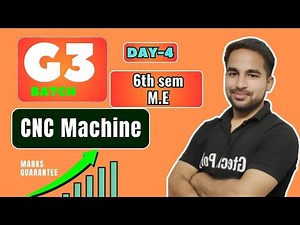 CNC Machines and Automation | G3 Batch | Day-4 Bteup Exam 2024 | Polytechnic 6th Semester @gtechpoly
