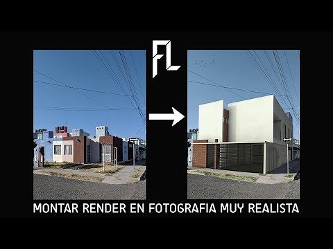 Como montar un render en una foto con Sketchup y Photoshop