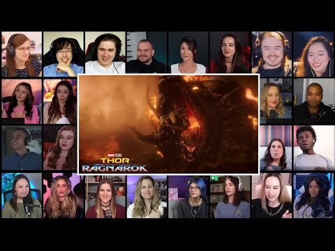 Thor vs Surtur fight scene | Thor: Ragnarok (2017) | Reaction Mashup