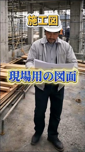設計図と施工図の違い、ちゃんと説明できますか？
