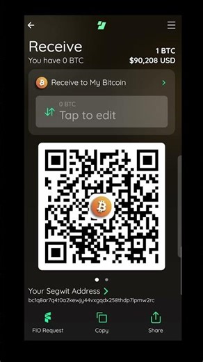 How to Receive Bitcoin (BTC) in Edge Wallet #bitcoin #cryptowallet #edgewallet