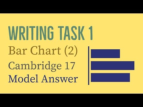 IELTS Writing Task 1: Bar Chart (2) | Cambridge 17 - Sample Answer + Analysis
