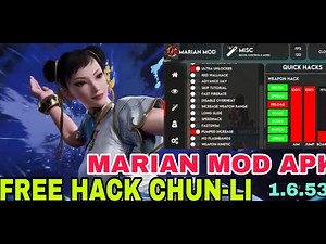 NEW UPDATE | MARIAN CODM MOD MENU GARENA 1.6.53 FREE HACK CHUN-LI CHARACTER SKIN NO ROOT
