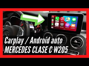 INSTALAR CARPLAY EN MERCEDES C W205 💡