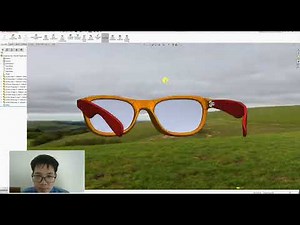 Instructions for designing model Sunglasses by Solidworks software