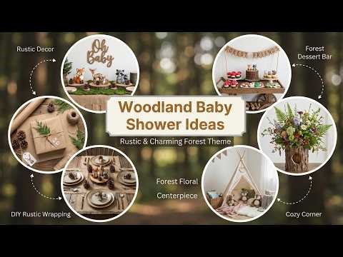 🦊✨ Pretty Woodland Baby Shower 2026, Enchanted Forest Decoration Ideas You'll Love