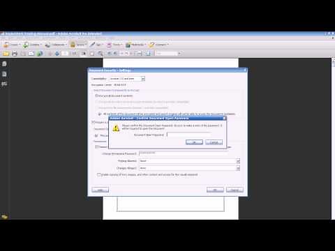 How To Set A Password on a PDF