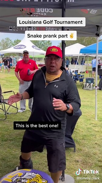 Louisiana Golf Tournament - Snake Prank Part ✌️