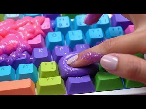 ASMR Sticky Slime Keyboard (Thocky Sounds)