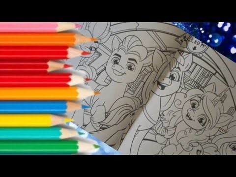 My little pony g5 coloring book MLP coloring pages for kids
