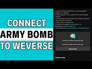 How to Connect Army Bomb to Weverse