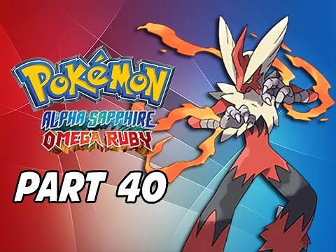 Pokemon Omega Ruby & Alpha Sapphire Walkthrough Part 40 - Mega Blaziken & Sea Mauville