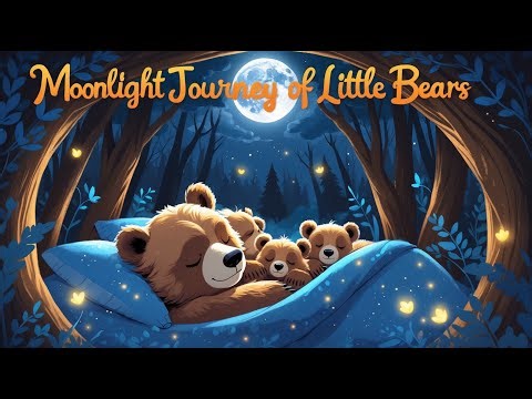 Moonlight Journey of Little Bears