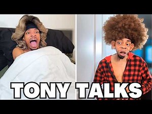 TRY NOT TO LAUGH WATCHING TONY TALKS SKITS | FUNNY TONY TALKS COMEDY COMPILATION PART 3 #fyp #skits
