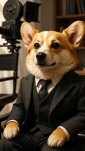 Corgi is MIB's new agent! 😂 (AI Parody) #corgi #MIB #shorts #PetComedy #MovieParody #viral