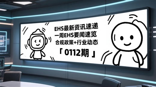 EHS最新资讯速递｜一周EHS要闻速览：合规政策 行业动态「0112期」