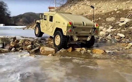 【搬运】恒冠悍马系列 战地版HG P408 HUMMER HUMVEE Off-road(ICE) Driving 4X4 RC Car No.12