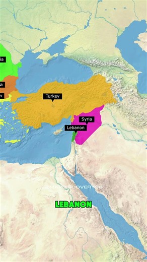 How Big Was The Ottoman Empire? 🌍 #shorts #history #geography