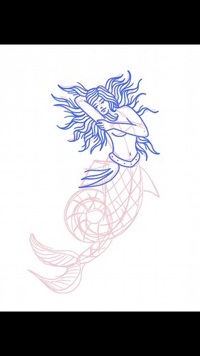 Colorful Mermaid Tattoo Timelapse | Tattoo Artist Evin K