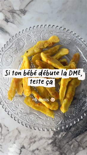 Recette DME : Frites Patate-Carotte pour Bébé