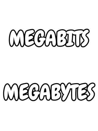 The Difference Between Megabits And Megabytes Explained #digitalstorage #megabit #megabyte #storage
