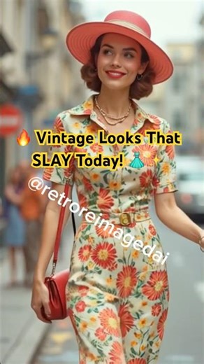 🌹 Vintage Fashion That STILL Turns Heads 😍👗