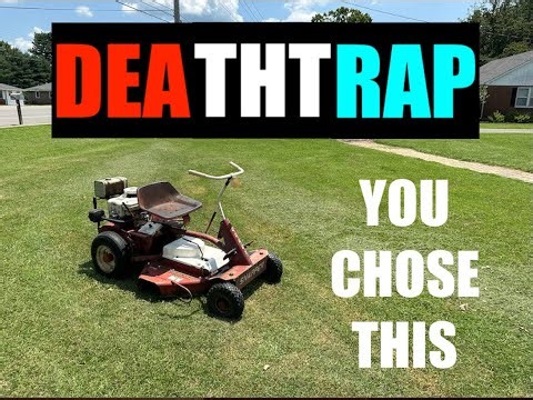 The 1962 Snapper Comet 30 is a lawnmower that WANTS to maim you