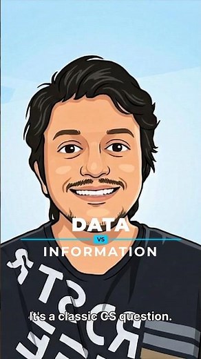 Data vs Information - the concept everyone gets wrong #mindblown #computerscience