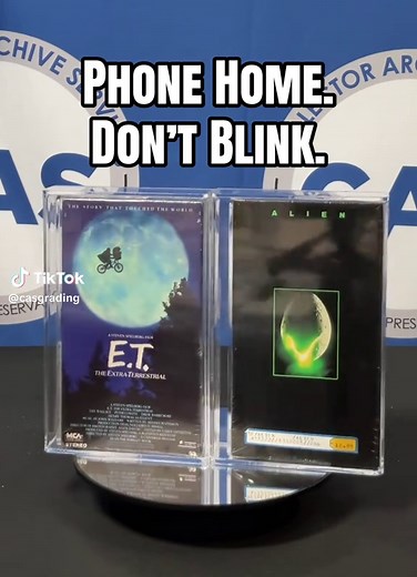 Collectible VHS: E.T. vs. Alien Graded by CAS