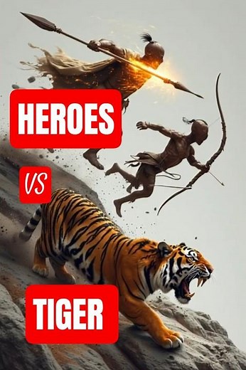 Tiger vs Heroes Action Animation #shorts #FireandIceTales