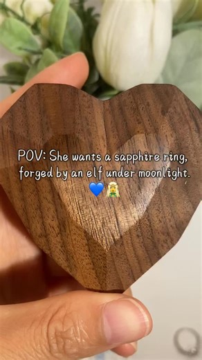 6.2K views · 1.6K reactions | This one-of-a-kind design was created for a bride who lives between worlds—earthy, ethereal, and deeply romantic. With a royal blue sapphire set in elven-inspired details, this custom engagement ring feels like it was plucked from a legend. Perfect for those seeking a non-traditional ring, rich with meaning, magic, and myth. #fairycore #NatureInspiredJewelry #sapphirering #bluesapphirering #bluesapphire | Azura Jewelry | Facebook