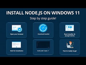 How to install Node.js on Windows 10/11 [Updated 2026] #nodejs #npm